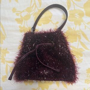 Elegant Burgundy Designer Women's Bag